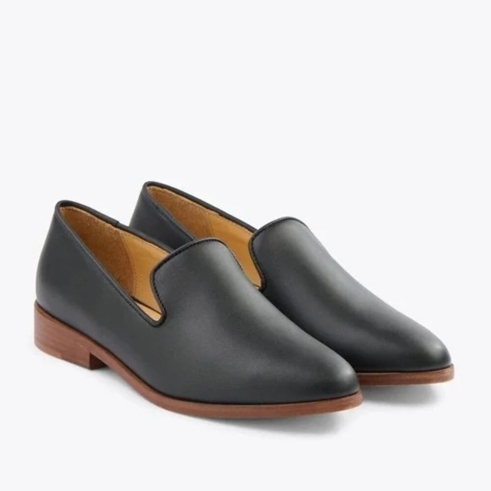 Nisolo Everyday Slip-On Leather Loafers Black 7.5